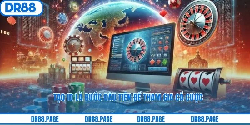Tạo ID là bước đầu tiên để tham gia cá cược